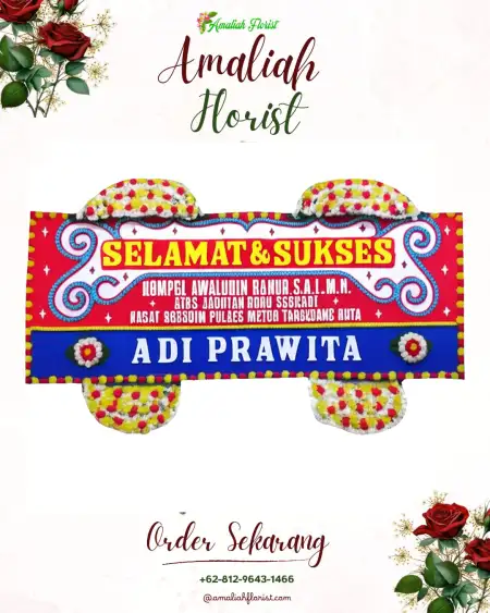 Papan Bunga Ucapan Selamat Tabir Selatan
